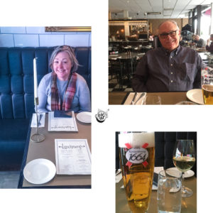 Our fav table at the bistro.