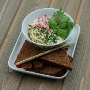 Danish rygeost spread/dip.