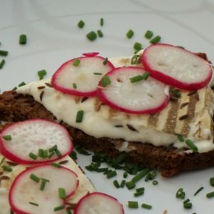 Danish rygeost spread/dip.