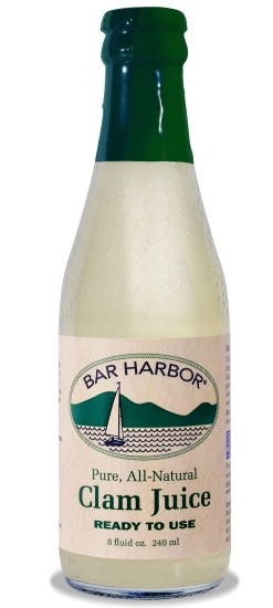 Bar Harbor Clam Juice.