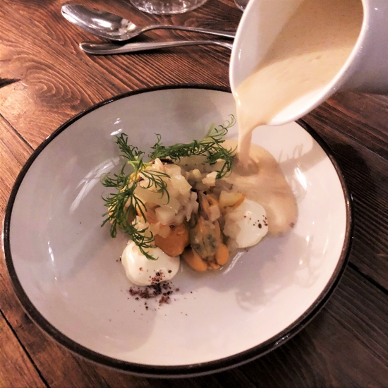 Skanörs Gästgifvaregård mussel soup